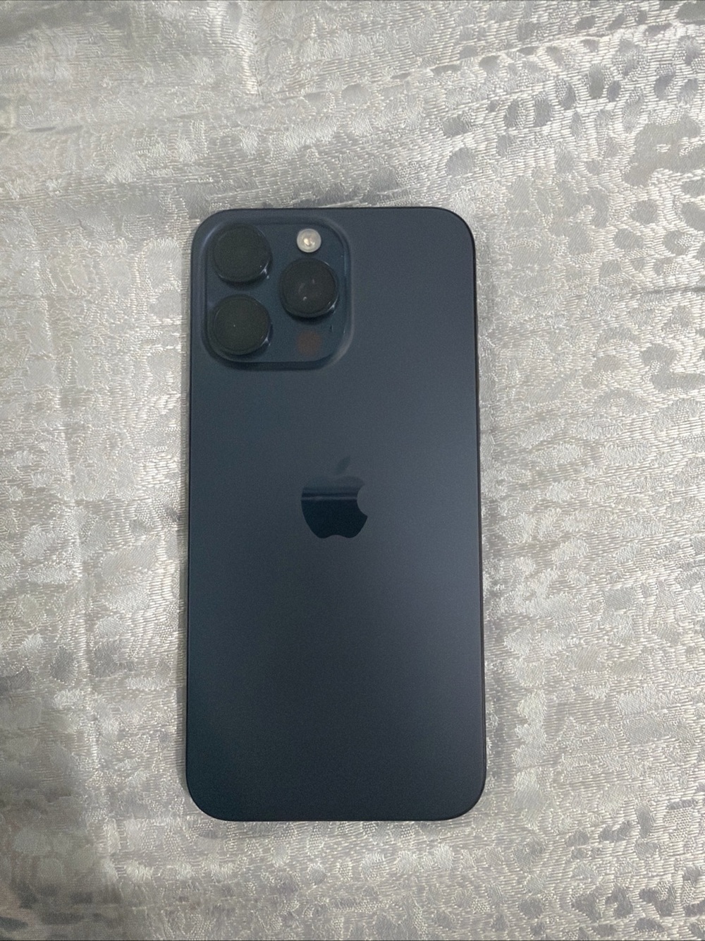 Apple iPhone 15 ProMax 1 TB Navy Blue Rear - Matte Finish